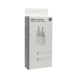 Väggladdare 20W Adapter + 1 Meter USB-C to USB-C